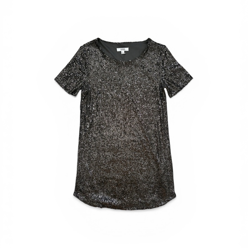 BB Dakota Black Sequin Mini Dress